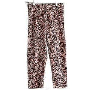 Old Navy Floral Print High Rise Jersey Leggings Pants Pink Navy
